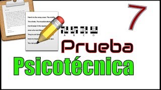 ✅ PRUEBA PSICOTÉCNICA  Ejemplo 07  figuras razonamiento 🔴 [upl. by Avenej]