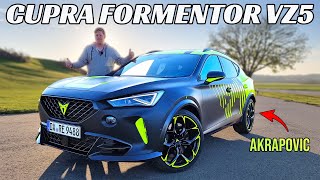 Cupra Formentor VZ5 ABT Mit Akrapovic am Limit  Review Fahrbericht Test [upl. by Inaboy]