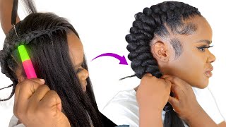 Most Beautiful Crochet Braid Hairstyle Beginner Friendly [upl. by Malvina]