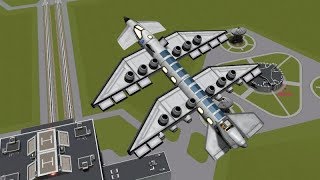 KSP  4Winged Juno VTOL Plane [upl. by Alver]