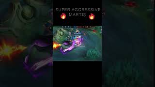 SUPER AGGRESIVE MARTIS SAVAGE mobilelegends letuzawa mlbb mlbbxjujutsukaisen ingame martisml [upl. by Latrena]