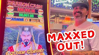 HAND PAY OR BUST ON A DRAGON CASH WITH A MAXXED OUT GRAND LETS GO slots games casino gaming [upl. by Ard]