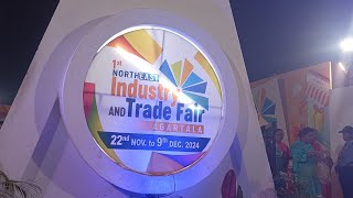 Lets enjoy the evening 1st North East Industry and Trade Fair Agartala  bangla minivlog [upl. by Ariad613]