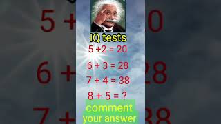 IQ test। Iq test। Math magic। Mental math। Shorts video। viralvideo maths trending shortvideos [upl. by Ettellocin]