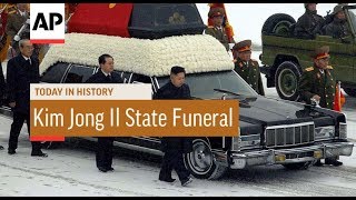 King Jong Il State Funeral  2011  Today In History  28 Dec 17 [upl. by Namrej]