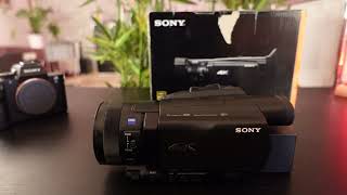 Sony FDRAX700 4K Camcorder  perfekt für Youtube Review Deutsch [upl. by Crim]