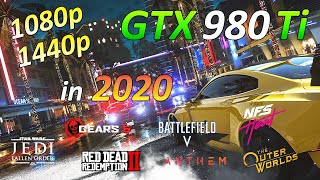 GTX 980 Ti in 2020  Gameplay Test 1080p1440p [upl. by Aronoff]