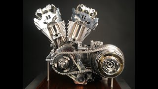 quotHarley Davidson VTwin 88 Kinetic Cutaway Enginequot by Greg Stirling [upl. by Nailil]