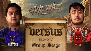 Balato Bulls vs Genius Hunter BO2  Lupon Civil War S9  Groupstage Day 4 [upl. by Holloway]