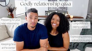 Godly Relationship QampA  How to express interest long distance dating advice setting boundaries [upl. by Donica]