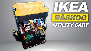 My IKEA RASKOG Utility Cart Organization [upl. by Fredek]