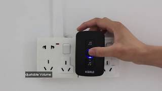 Wireless Doorbell KERUI M525 waterproof alarm doorbell tutorial [upl. by Sully]