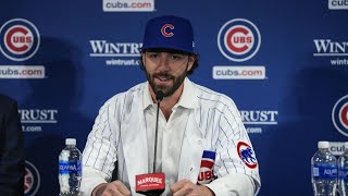 Dansby Swansons introductory press conference with Cubs [upl. by Bettine]