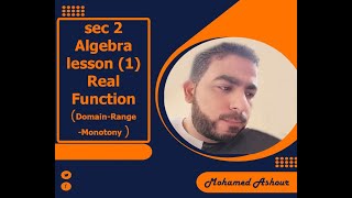 ALGEBRA  lesson 1  The real function [upl. by Yorgo623]