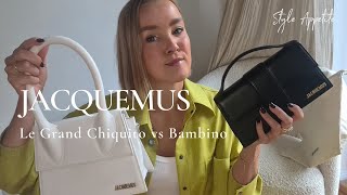 JACQUEMUS REVIEW Grand Chiquito vs Grand Bambino [upl. by Rundgren]