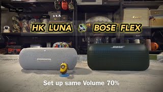 Harman Kardon Luna vs Bose Soundlink Flex [upl. by Brookner]