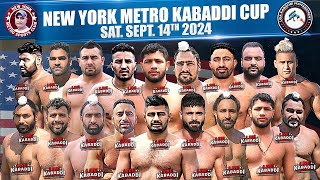 LIVE  New York Metro Kabaddi Cup 2024  USA Kabaddi [upl. by Gurl]