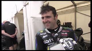 Michael Dunlop Interview at 2024 North West 200 during Wednesday Practice [upl. by Yablon355]