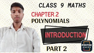 Polynomials  Introduction  Chapter 2  Part 2 Batch 20242025 [upl. by Hsak497]