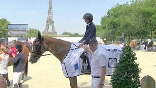 Guillaume Canet at the Longines jumping in Paris [upl. by Leind]