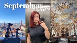 September Monthly Vlog Life in Poland quick trip to Poznan Dying hair Botanical Garden Flood [upl. by Chris529]