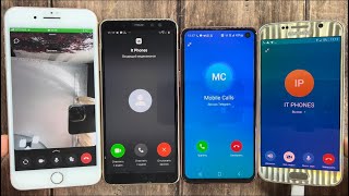 Telegram And Vkontakte Calls Real And Fake Calls IPhone 8 Plus Galaxy A8 Galaxy S10e Galaxy S6 [upl. by Maltz920]