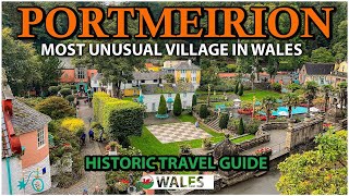 PORTMEIRION VILLAGE  A TASTE OF ITALY IN NORTH WALES  Portmeirion Village Tour and History [upl. by Lewse398]