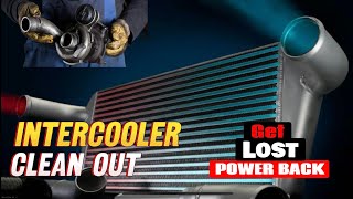 How to do a Intercooler clean out Seriously go and do this to your Intercooler [upl. by Atiluap379]