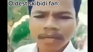 Oldest skibidi fan  Skibidi dop dop dop ya ya full video [upl. by Tnattirb725]