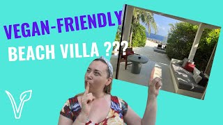 Beach Villa Review  Dhigali Maldives  Vegan point of view [upl. by Aelrac]