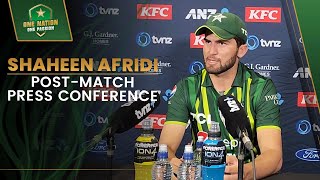 Shaheen Shah Afridis postmatch press conference  Pakistan vs New Zealand 3rd T20I  PCB  MA2L [upl. by Auqinahc]