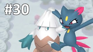 Pokemon Shining Pearl 100 Pokedex  Part 30 Buried in Snow [upl. by Ellehsar991]