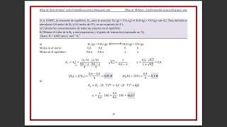 EBAU QUÍMICA EXTREMADURA 2022 C Extraordinaria Examen resuelto José Cuenca [upl. by Aelanej]