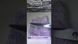 DIY plushie🐰🧦✨ shorts short diy diycrafts plushies socks craft creative bunny tutorial [upl. by Notyal302]