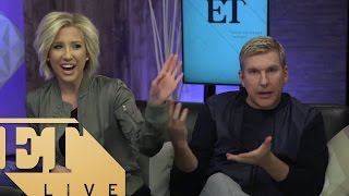 Todd Chrisley and Savannah Chrisley of Chrisley Knows Best on USA  ET LIVE [upl. by Dnalyr]