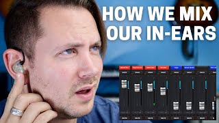 How We Mix Our InEar Monitors with the Behringer XR18 [upl. by Ynottirb]