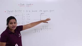 Signals amp Systems  Signum Function [upl. by Haimaj]