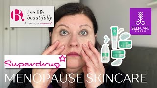 B by Superdrug Menopause skincare range 💜 my honest review 💜 Selfcare Karen [upl. by Natal]