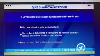 Alternanza scuola lavoro  quiz di autovalutazione modulo 6 [upl. by Shawna]