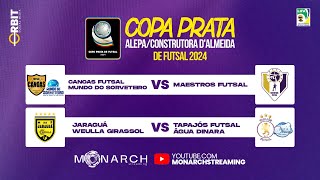 COPA PRATA  CANOAS FUTSAL x MAESTROS FUTSAL  JARAGUÁ x TAPAJÓS FUTSAL [upl. by Sivi347]