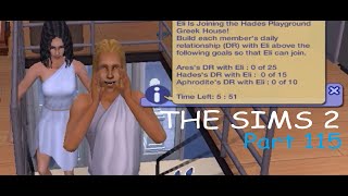 Sims 2 Part 115 Joining a Greek House [upl. by Suiradal34]