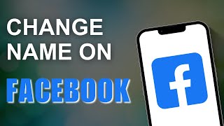 How to Change Name on Facebook [upl. by Drareg29]