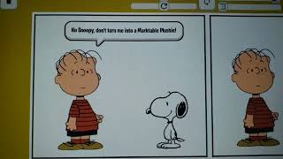 Snoopy Turns Linus Van Pelt Into A Marketable Plushie Peanuts Comic Studio [upl. by Chadwick]