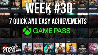 7 Quick and Easy Game Pass Achievements  Week 30  Up and Away [upl. by Navlys]