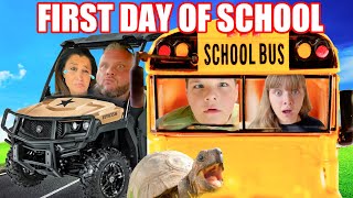 STRANGEST First Day of School EVER School Morning Routine [upl. by Nomael]