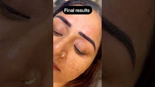 Microblading touchup shorts [upl. by Jemmy]