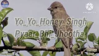 Yo Yo Honey Singh  Pyaar Bhi Jhootha  YoYoHoneySingh BPraak TheMirandaBrothers [upl. by Ettigirb]