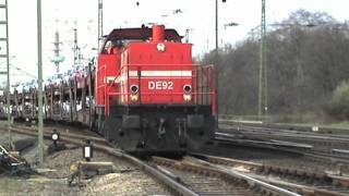 Trains in the marshalling yard Cologne  Gremberg [upl. by Chas]