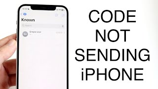 How To FIX Verification Code Not Being Sent On iPhone 2023 [upl. by Vasquez]