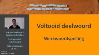 Voltooid deelwoord Werkwoordspelling [upl. by Yrogreg]